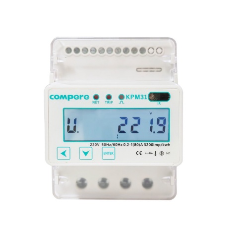 KPM31 Single-phase DIN Rail OME Prepaid 4G Energy Meter